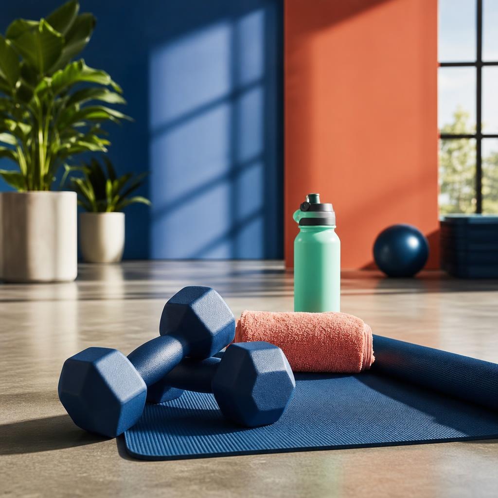Fitness workspace visual