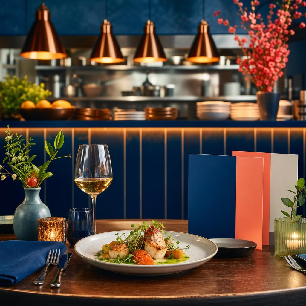 Restaurant workspace visual