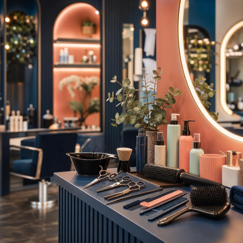 Salon / Barbershop workspace visual